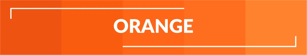 An orange background with the word orange.